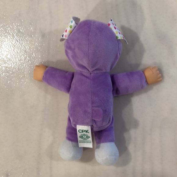 Cabbage Patch Kid kids cuties purple Sadie  puppy doll hearts plush - Picture 4 of 11